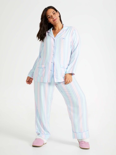 P.A. Plus Spot Flannel Nightshirt