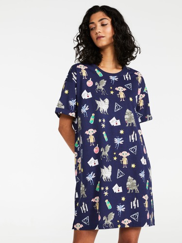 P.A. Plus Knit Woven Nightie