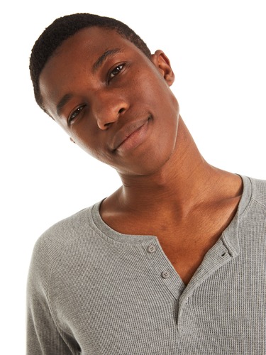 Mens P.A. Classic Waffle Long Sleeve Henley