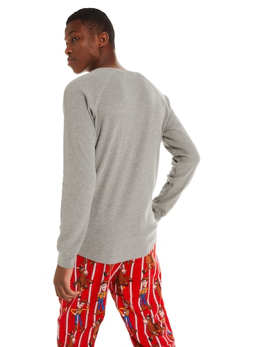 Mens P.A. Classic Waffle Long Sleeve Henley