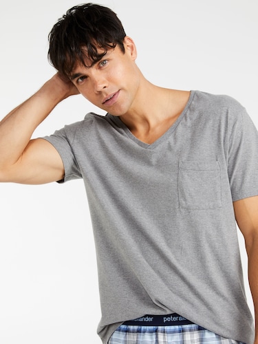 Mens Pa Classic V Neck Pocket Tee