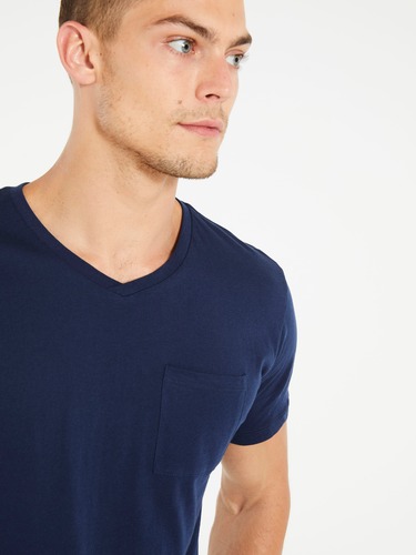 Mens Pa Classic V Neck Pocket Tee