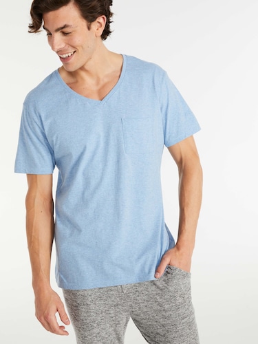 Mens Pa Classic V Neck Pocket Tee