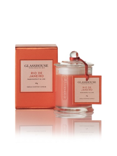 Glasshouse Fragrances Triple-Scented Miniature Candle 60G