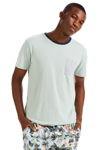 Khaki Pocket Tee