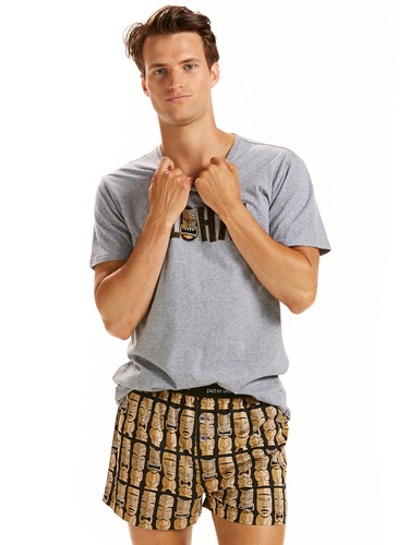 Mens Tiki Boxer Short
