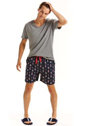 Mens Hula Girl Mid Short