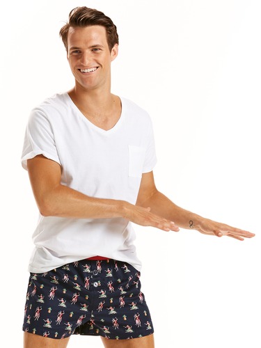 Mens Hula Girl Boxer Short