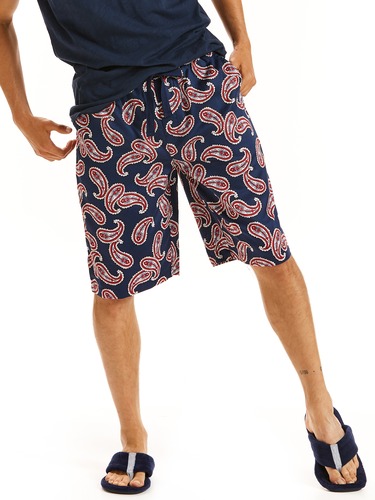 Mens Paisley Sleep Short