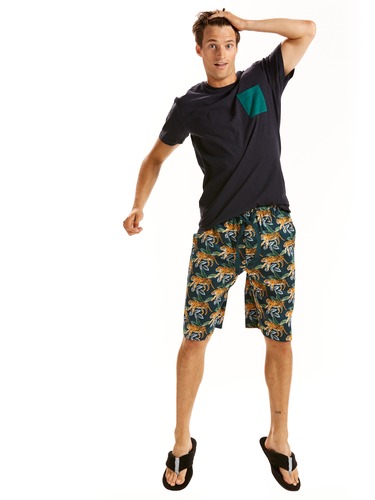 Mens Tiger Sleep Short
