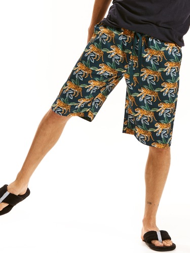 Mens Tiger Sleep Short