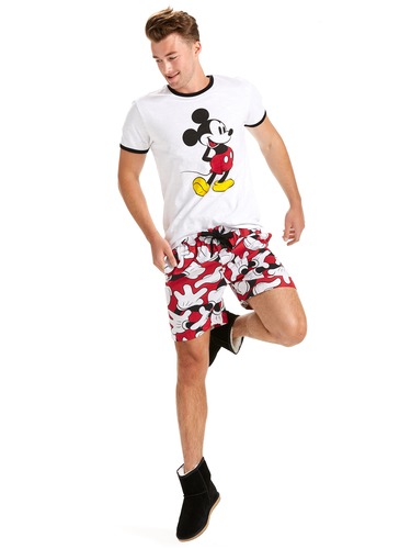 Mens Mickey Hands Mid Short
