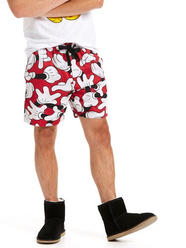 Mens Mickey Hands Mid Short