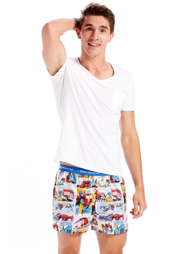 Mens Transformers Comic Boxer Short