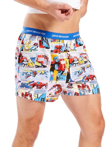 Mens Transformers Comic Boxer Short