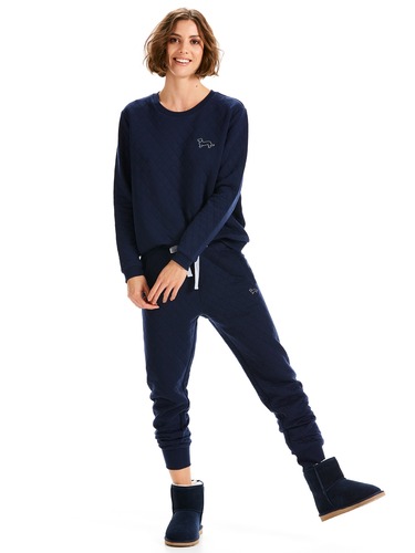Quilted Track Pant