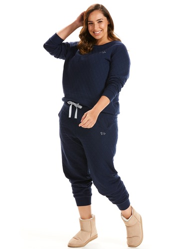 P.A. Plus Quilted Track Pant