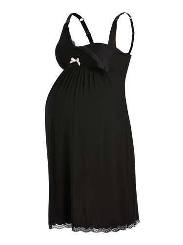 Black Lace Maternity Slinky
