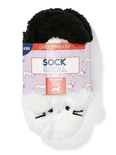 Girls Kitty Bootie Sock