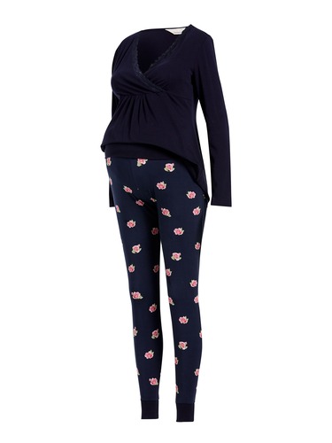 Maternity Ditsy Floral Pj Set
