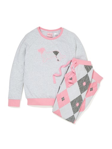 Girls Argyle Pj Set