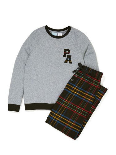 Boys Scotland Check Flannelette Pj Set