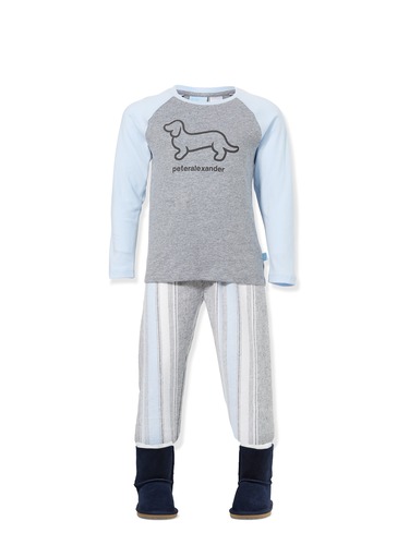Jnr Boys Stripe Pj Set