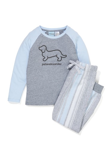 Jnr Boys Stripe Pj Set