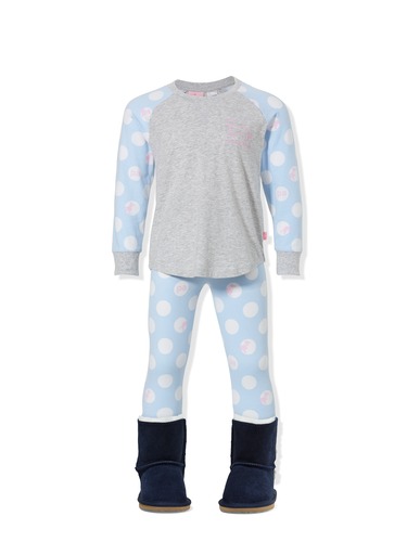 Jnr Girls Penny Spot Pj Set
