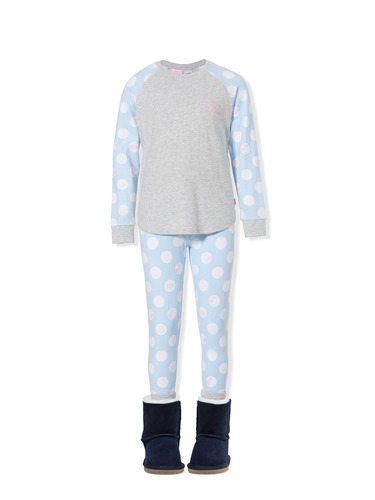 Girls Penny Spot Pj Set