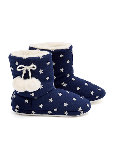Girls Furry Star Boot