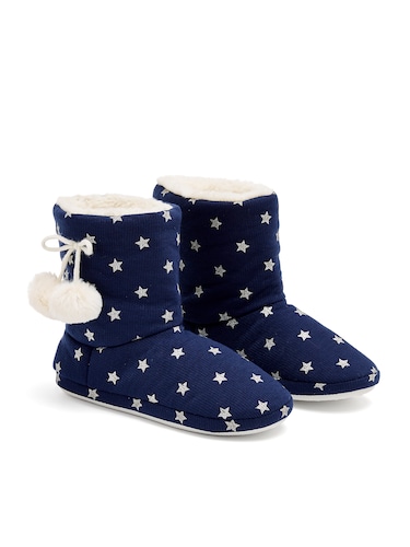 Girls Furry Star Boot