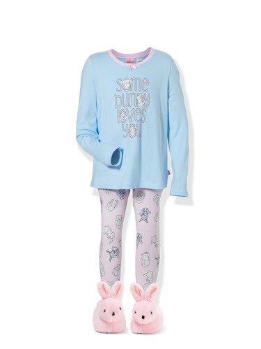 Girls Some Bunny Pj Set