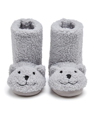 Kids Furry Bear Slipper