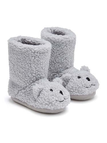 Kids Furry Bear Slipper