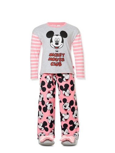 Jnr Girls Mickey Mouse Club Pj Set