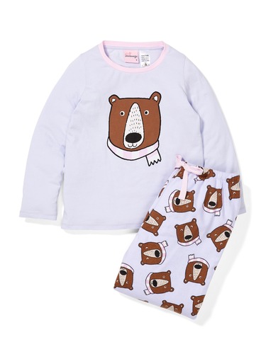 Jnr Girls Bear Pj Set