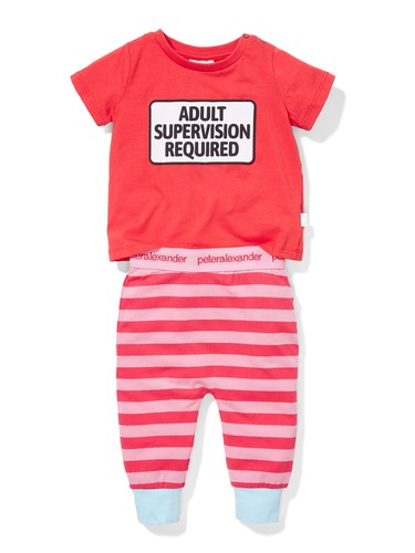 P.A. Play Baby Pink Stripe Legging