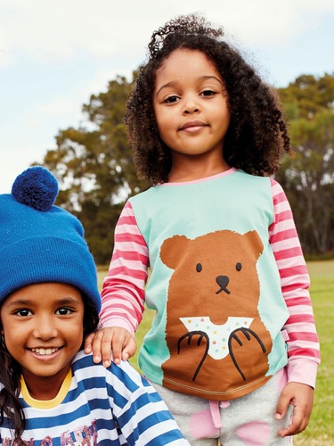 P.A. Play Jnr Girls Curious Bear Top