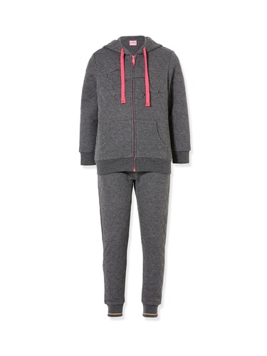 P.A. Play Girls Quilted Marle Hoodie