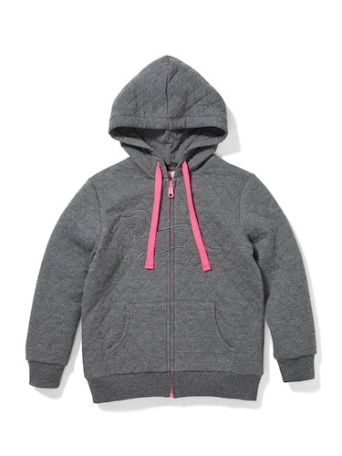 P.A. Play Girls Quilted Marle Hoodie