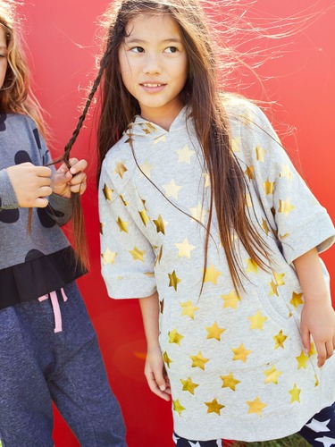 P.A. Play Girls Oversized Star Sweater