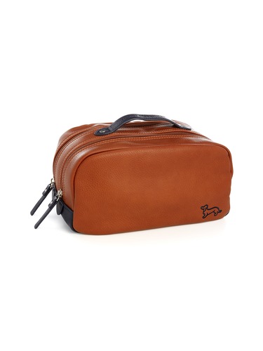 Mens Oxford Tan Wash Bag