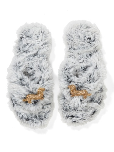 Faux Fur Penny Thong