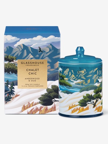 Glasshouse Fragrances Limited Edition Chalet Chic 380G Candle                                                                   