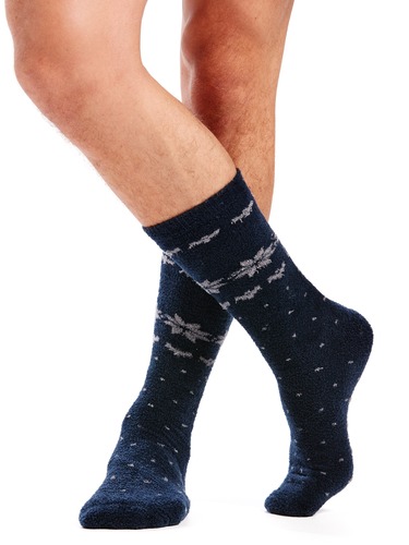 Mens Fairisle Knit Socks