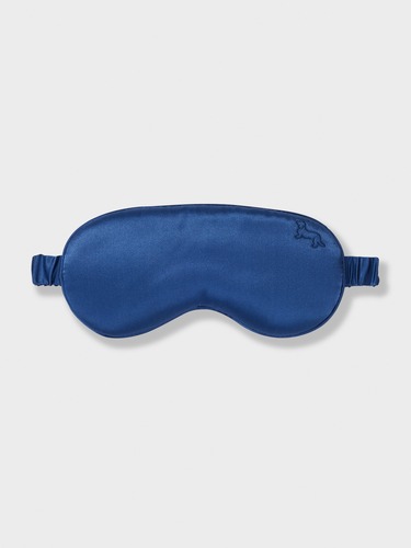 Blue Mulberry Silk Eye Mask                                                                                                     